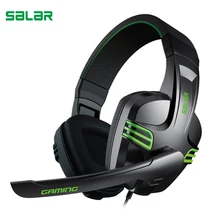 Salar KX101 3 5mm Wired Earphone Gaming Headset PC Gamer Stereo Headphone with Microphone for Computer