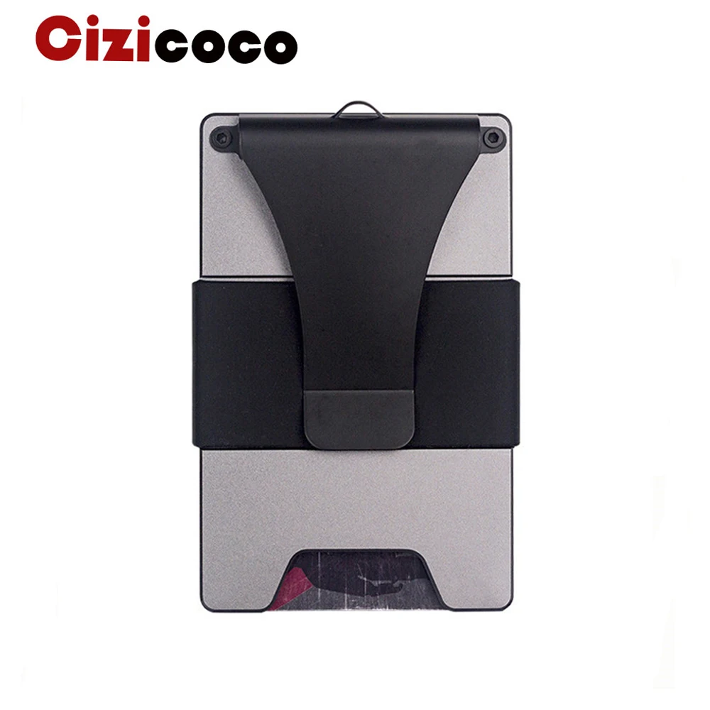 Cizicoco 2019 новый стиль RFID держатель для карт минималистичный кошелек металлический