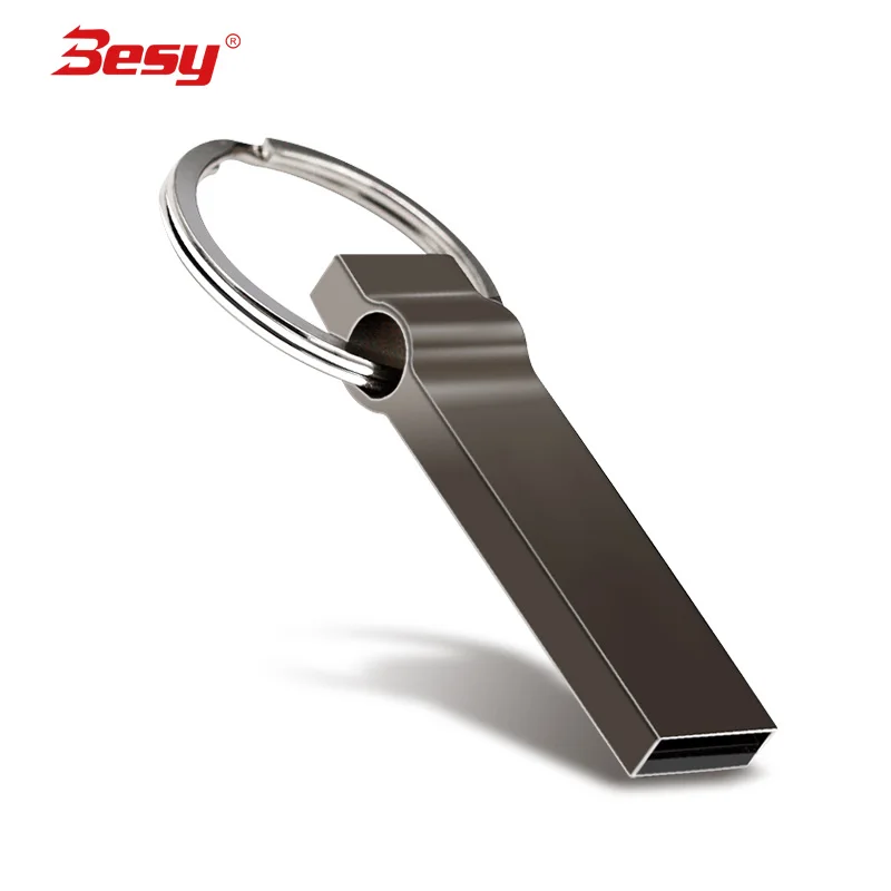Водонепроницаемый флэш накопитель ГБ 4 8 16 cle USB флеш с кольцом для ключей внешний