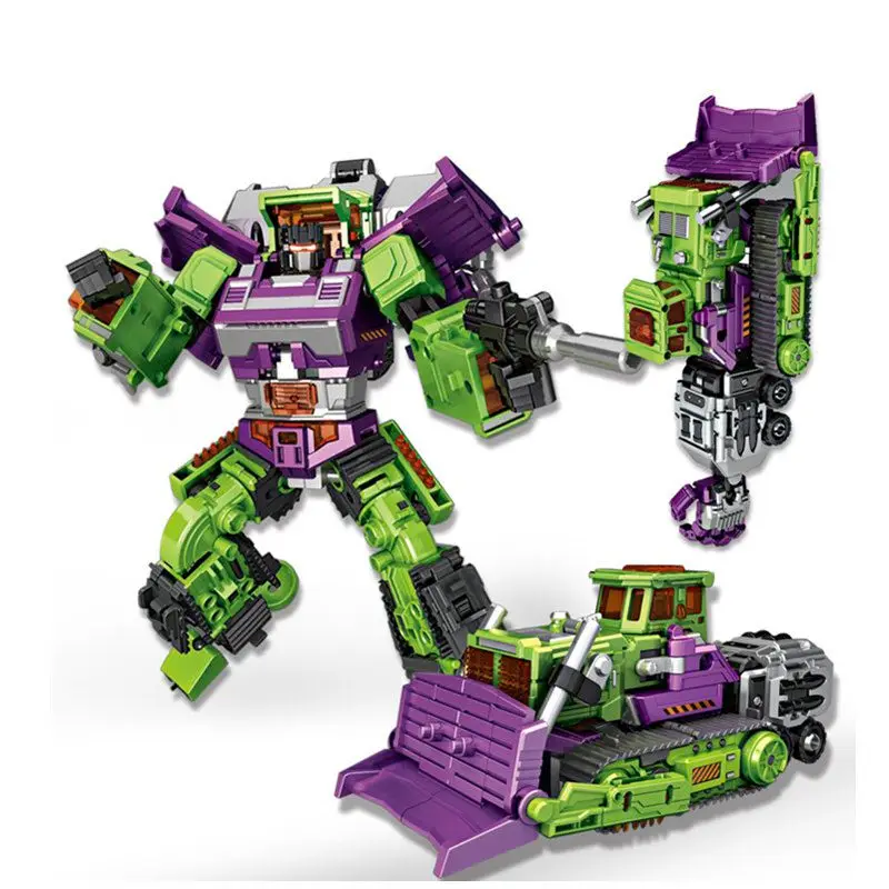 Online Nuevo Robot de transformación de Bulldozer juguetes Ko versión Gt raspador carretilla elevadora figuras de acción Robot juguetes para niños regalo