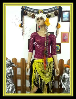 

Lace belly dance long top DP89