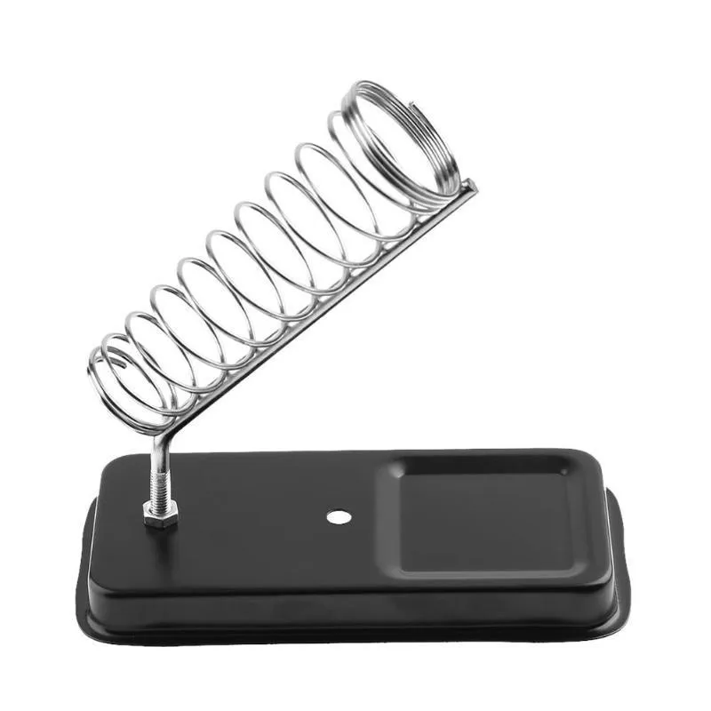 

Selling Metal Iron Solid Metal Base Soldering Iron Bracket Stand Holder Support Station Frame Portable for Electrical Working