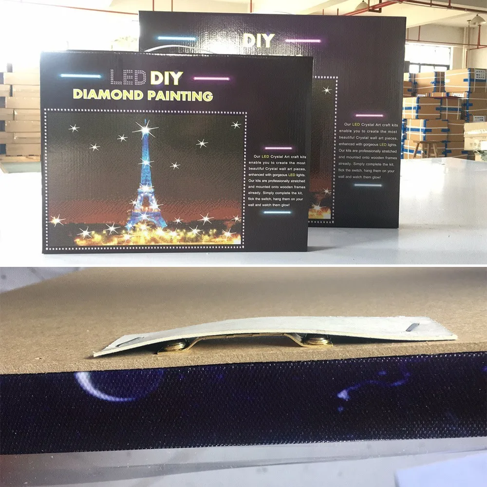 EverShine DIY Алмазная мозаика светильник свет пейзаж с рамкой алмазная живопись