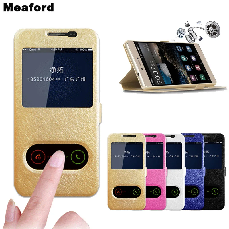 For Samsung A50 Case Flip PU Leather Cover View Window Stand Case For Samsung Galaxy A30 A20 A10 A40 A50 A70 Phone Back Cover