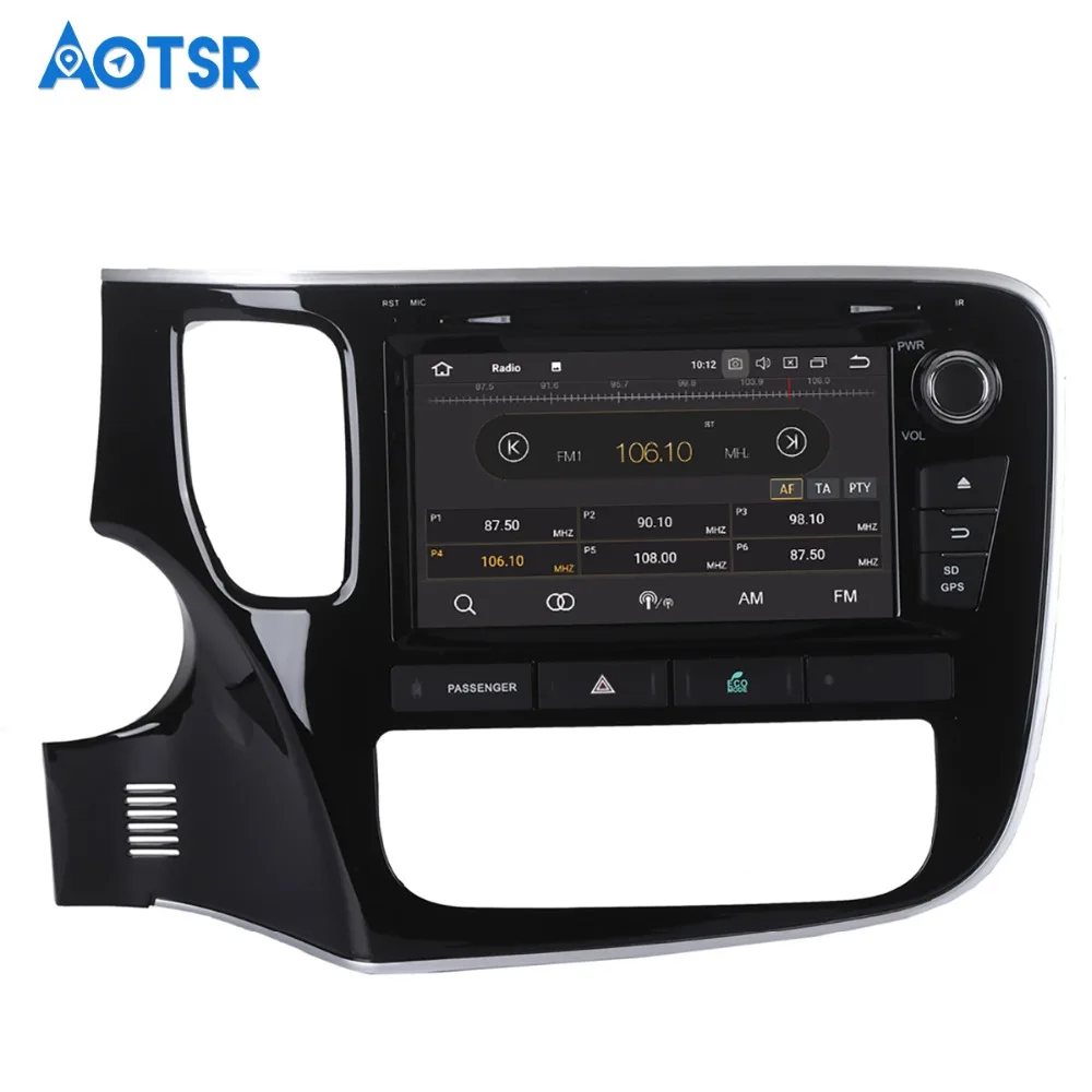 Sale Android 9.0 Car Stereo Buit-in DSP 9" Touch Screen for Mitsubishi Outlander 2015 2016 2017 2 Din 64G ROM 4G RAM Car Bluetooth 6