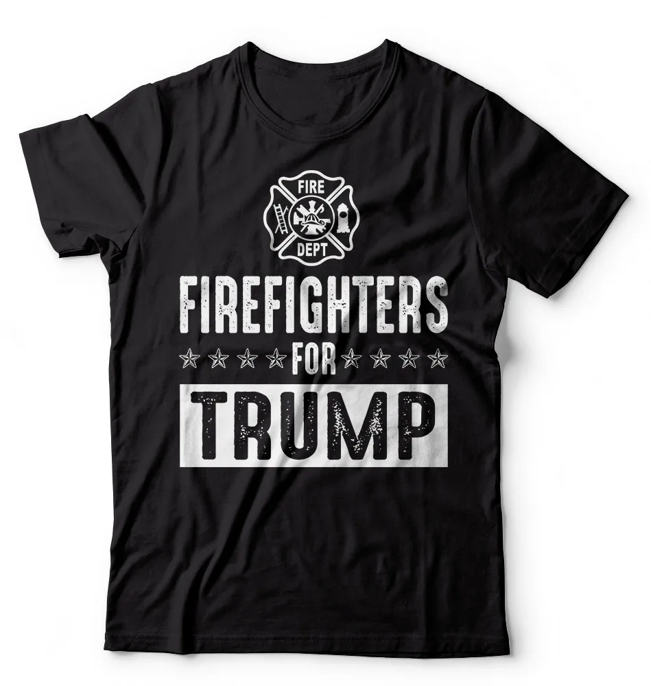 

Firefighters Trump T-shirt Trump Political Shirt Republican T
