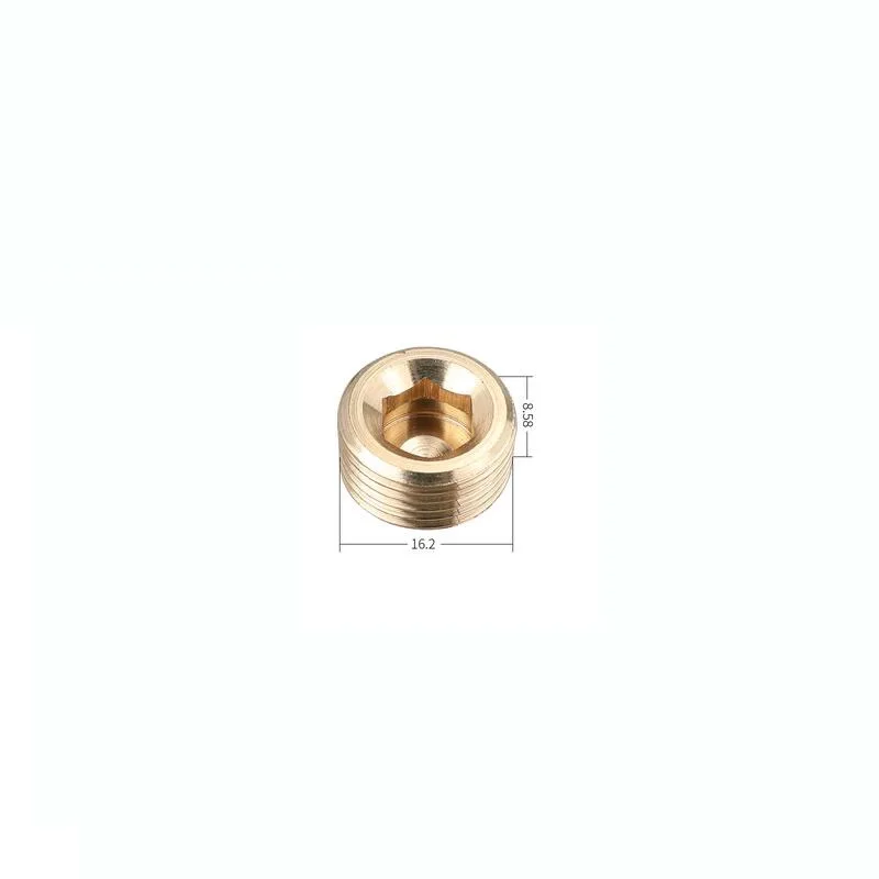 3/8" BSP Male Thread Brass Bulk Head Plug Allen Hex Socket Water Tube Pipe Fitting End Cap | Обустройство дома