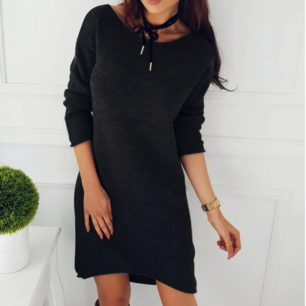 Купить Платье Женское Осень Зима