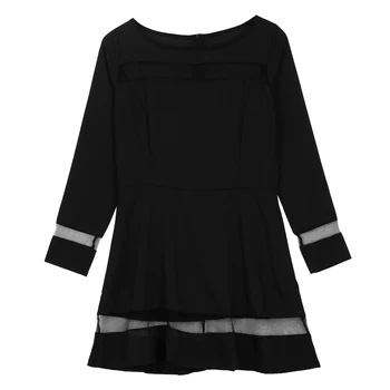 

Sexy Women Long Sleeve Fashion Bodycon Short Mini Dress Evening Party