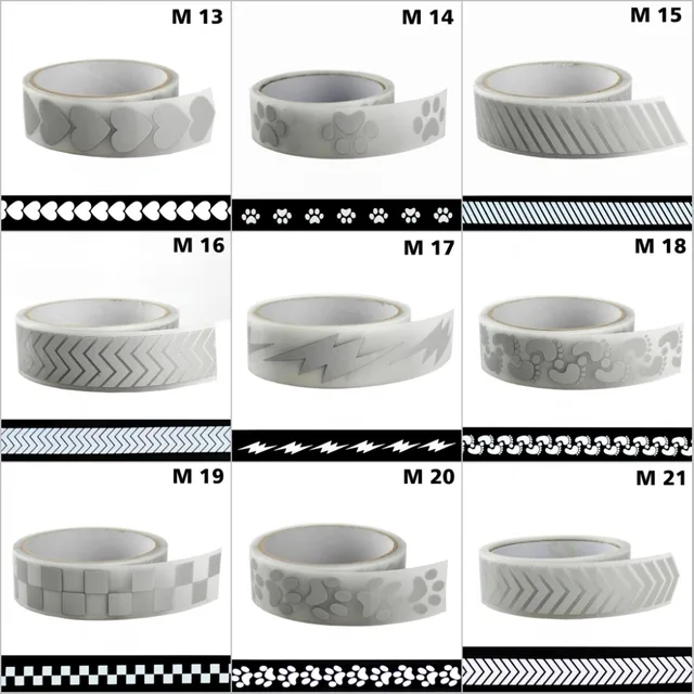 Nastro Riflettente Autoadesivo Bianco Alta Visibilità Hi Vis - Foto 10