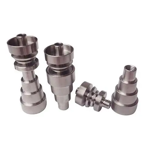 

Universals 6 in 1 Domeless GR2 Titanium Nail Male/Female Connection 10/14/18mm