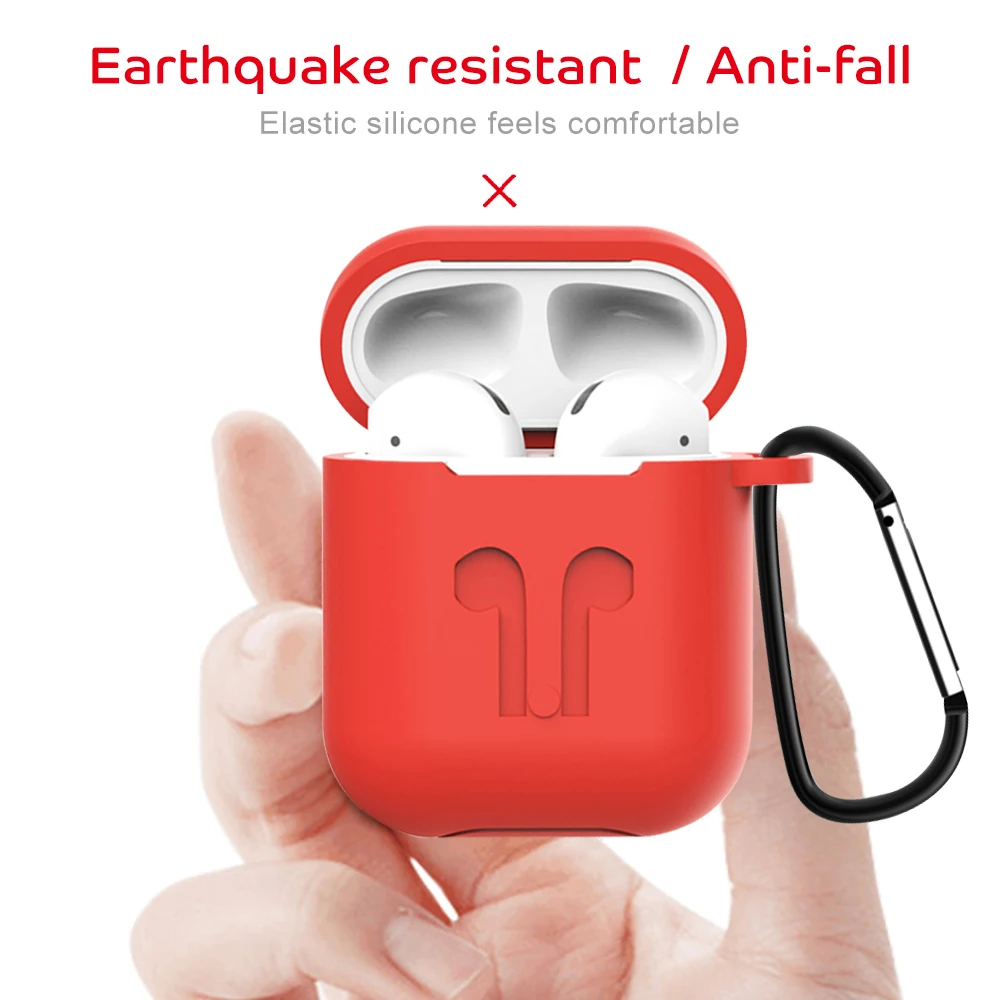 

For Airpods 1 For Airpods 2 Shockproof Cover For Air Pods 1 Earphone Cases Air Pods 2 Protector Case Soft Silicone Case