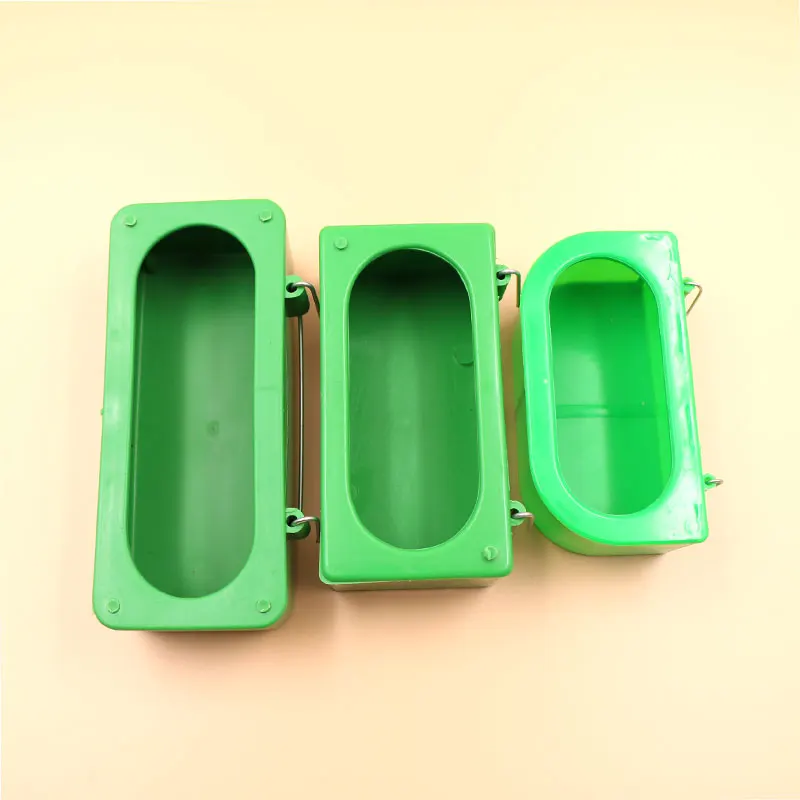 

1 Pcs New Plastic Bird Feeder Bowl of Water Drinking Device Birdbath Bowl Dove Rectangular Trough Parrot Cup Bath Birds Finches