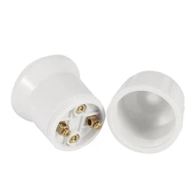 Ksol AC 250 В 10A белый E27 База лампа свет резьбовым Тип держатель 5 шт