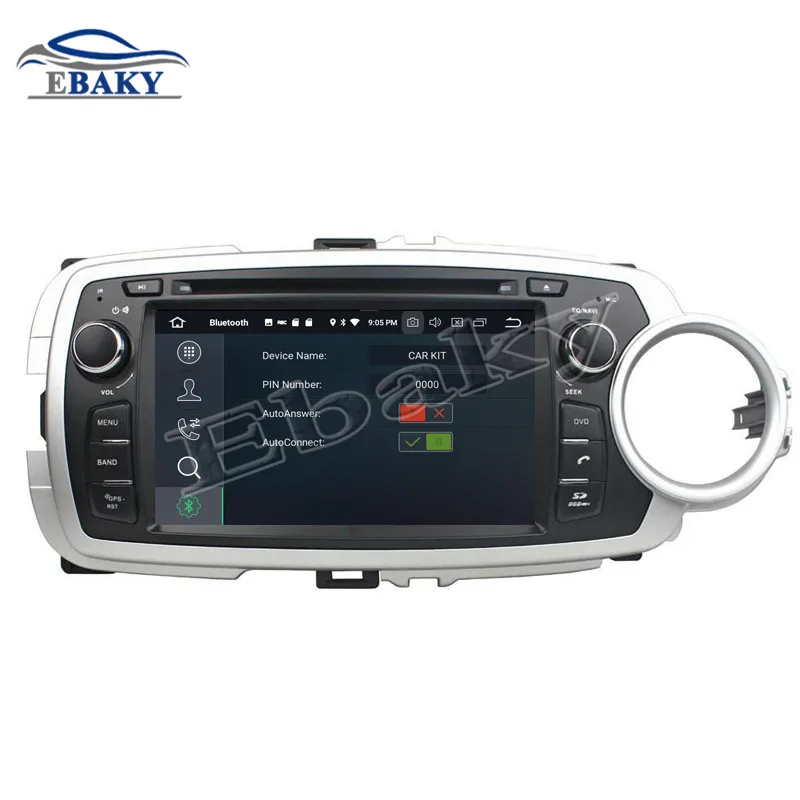Flash Deal NaviTopia 7inch 4GB RAM 64GB ROM Octa Core Android 9.0 Car DVD Player For Toyota YARIS 2012 2013/GPS 19