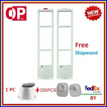 Модели-хиты продаж! Eas фабрика eas антенна rf Система безопасности для торгового центра и супермаркета+ 1000 шт. тег+ 1 шт. деташер