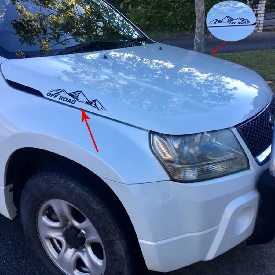 free shipping left and right off road moutains graphic vinyl car