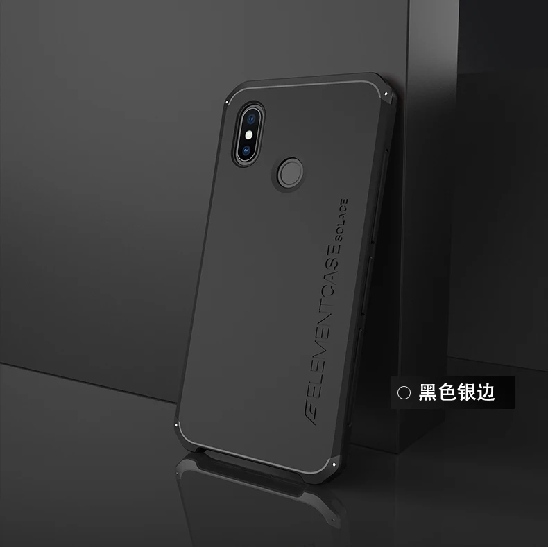 Для Xiaomi Mi 8 чехол для телефона для Xiaomi Mi 8 алюминиевая металлическая рамка для Xiaomi Mi 8 задняя крышка для Xiaomi Mi 8 Capa Fundas - Цвет: L