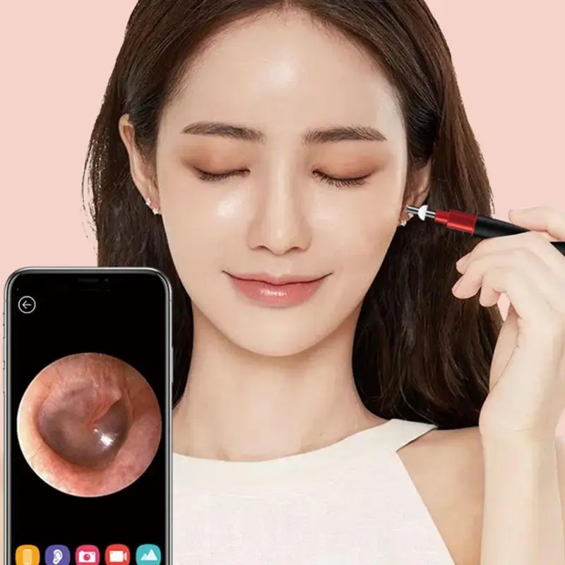 

Earwax Cleaning Tool 3.9mm WiFi Ear Otoscope Wireless HD1080P Digital Endoscope Ear Inspection & Professional LED Lighting Set