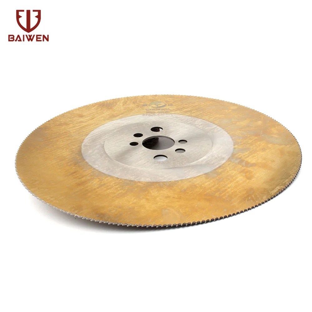 HSS Circular Saw Blade 10" Cutting Disc for Metal Copper Iron Stainless Steel Pipe Bar 250*1.6*32mm   M2 Yellow 1Pc