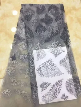 

Gary Wine Blue Purple French Lace Fabric High Quality Tulle African Laces Fabric For Wedding Nigerian Net Lace Material 5 Yards