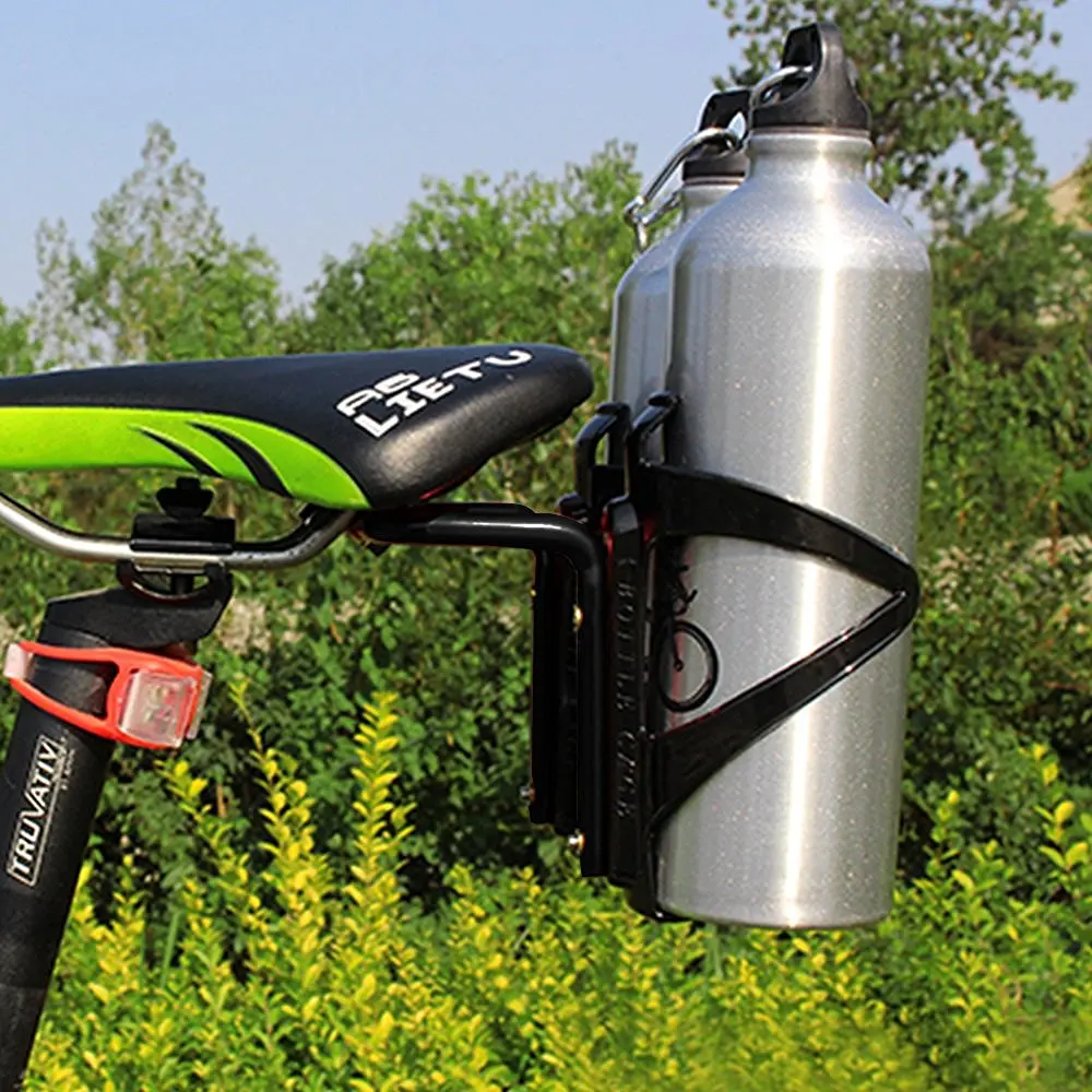 Double Water Bottle Holder Cage Adapter Rack for Bike Bicycle Cycling Back Seat Saddle FZT009, bicycle water bottle cage,bicycle bottle holder,water bottle holder