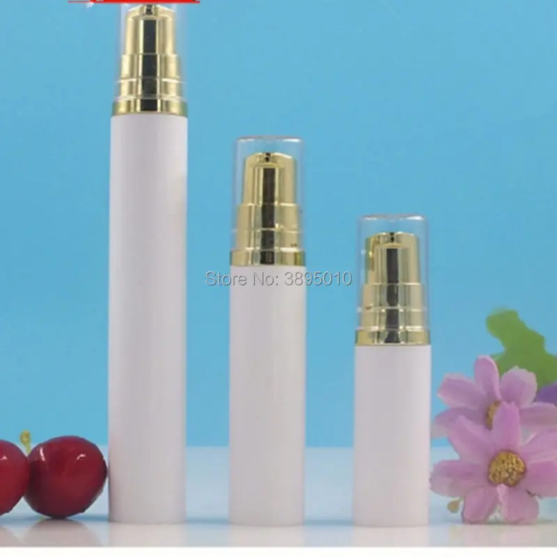 

5ml 10ml 15ml Empty Airless bottle DIY Vacuum pump Bottles Mini small refillable sample vials Cosmetic Packing F1035