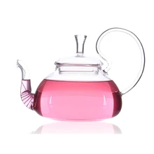 800 мл высокого чайник с цветами стеклянный чайник с фильтром толщиной тепла