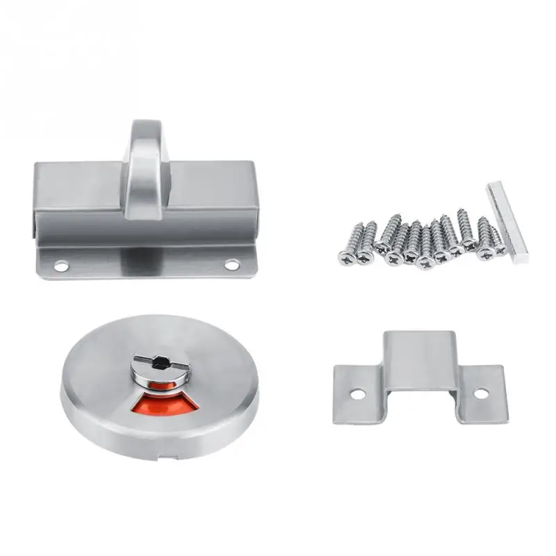 Indicator Door Lock Toilet Bathroom Restroom Privacy Bolt Door Lock