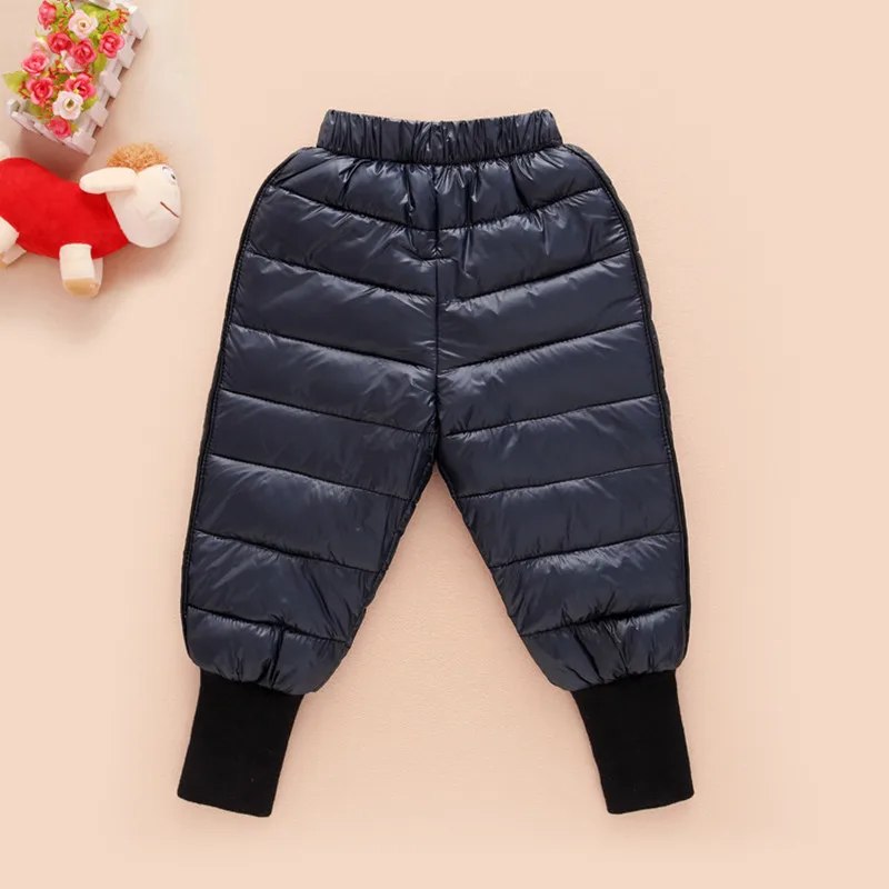 Children Pants For Girls Leggings Cotton Warm Winter Toddler Trousers Boys Pants Waterproof Kids Pants Outwear Baby Ski Pants