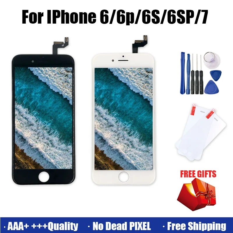 

Touch Screen AAA Quality for iPhone6s Lcd Screen Display For iPhone6/6p/6sp/7 Digitizer Assembly Replacement Free Shipping