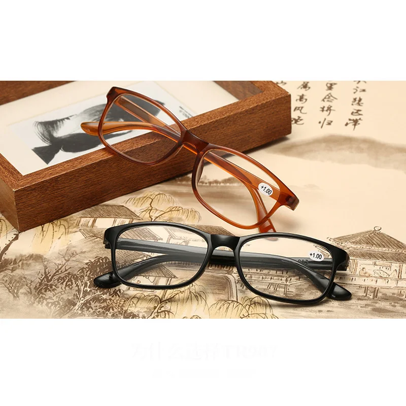 Seemfly очки для чтения для женщин и мужчин сверхлегкие линзы из смолы для пожилых TR90 дальнозоркости очки диоптрий 1,0 1,5 2,0 2,5 3,0 3,5 4,0