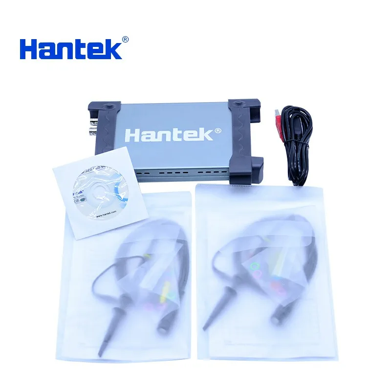 Hantek 6022BE ПК USB Виртуальный осциллограф цифровой накопитель 2 канала 20 МГц 48MSa/s осциллограф