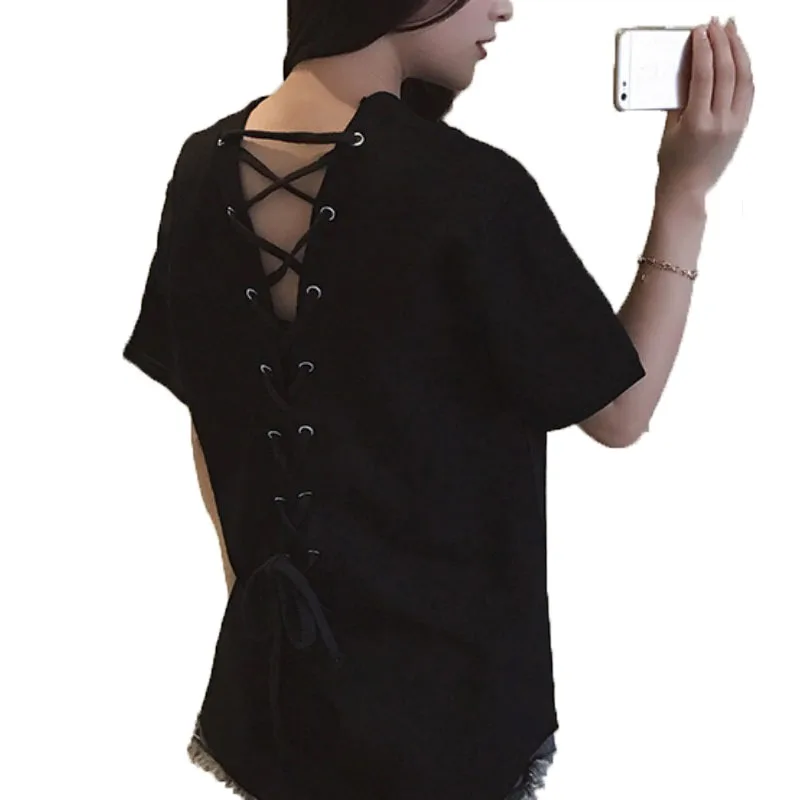 2018 женская футболка с коротким рукавом и v-образным вырезом женские модные