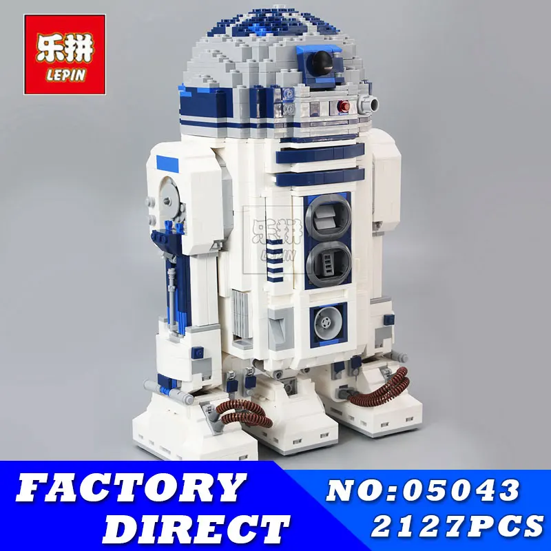 

LEPIN 05043 2127Pcs Star Series Wars R2-D2 Robot Building Blocks Bricks Model Educational Toys 10225 Children Boys Toys Gifts
