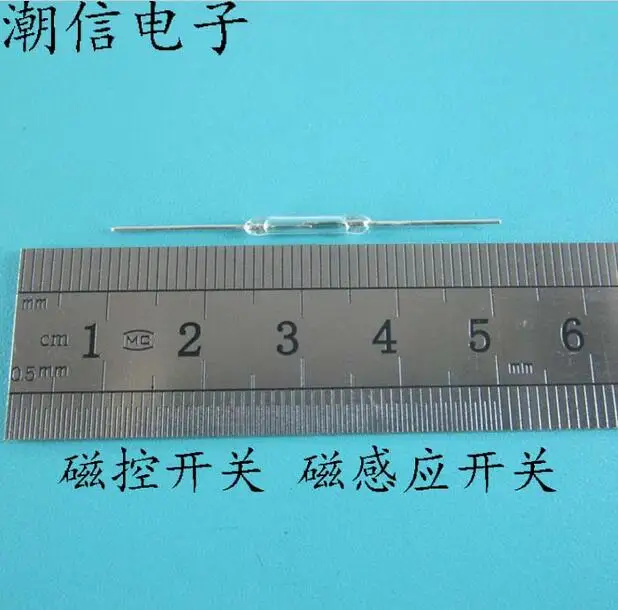 

10pcs/lot Y213 dry reed pipe magnetic control switch 2*14 mm normally open magnetic induction switch