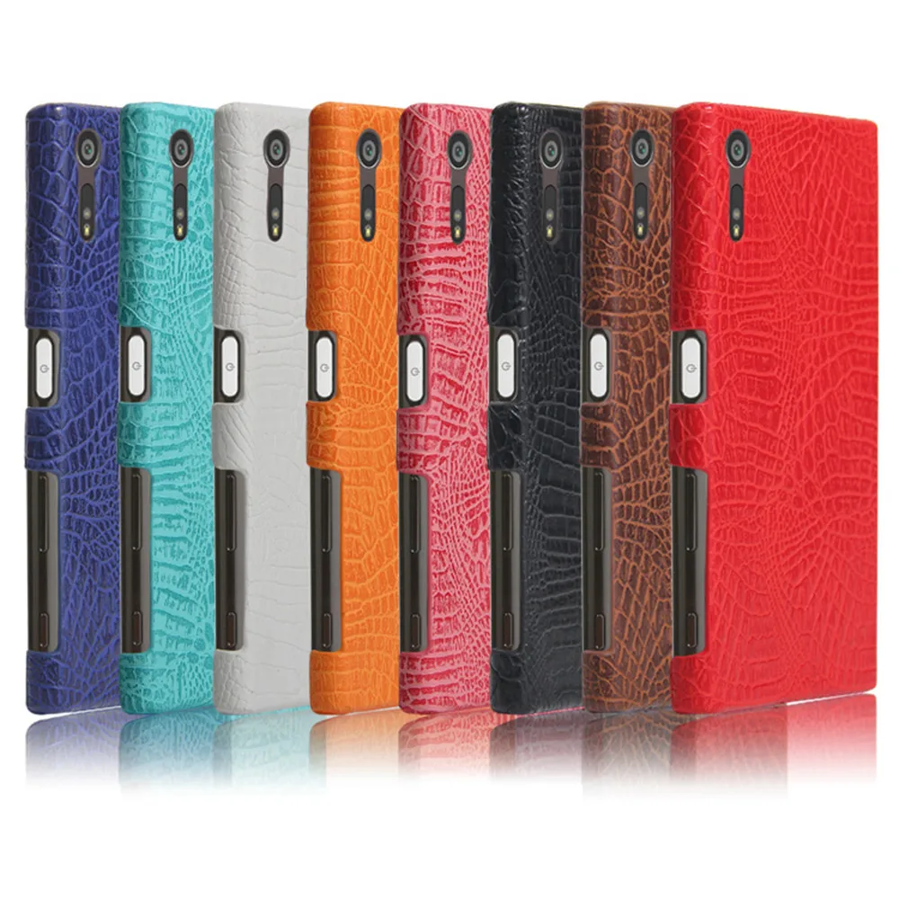 

For Sony Xperia XZ Case Luxury Crocodile Skin Hard Thin Back Cover Case For Sony XZS F8332 G8232 5.2 inch Protective Phone Cases