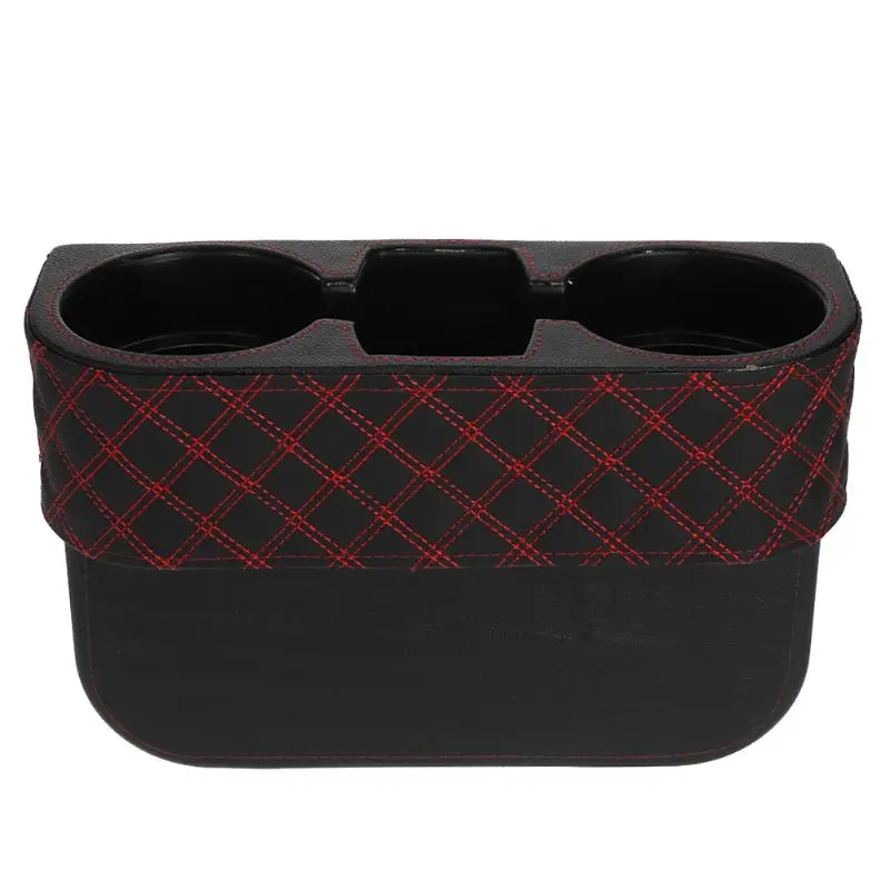 

Portable 2 Cup Holder Interior Car Organizer Multifunction Car Auto Vehicle Seat Cup Phone Drink Holder Glove Box Car Styling