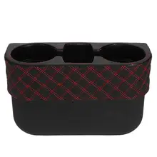 Portable 2 Cup Holder Interior Car Organizer Multifunction Car Auto Vehicle Seat Cup Phone Drink Holder