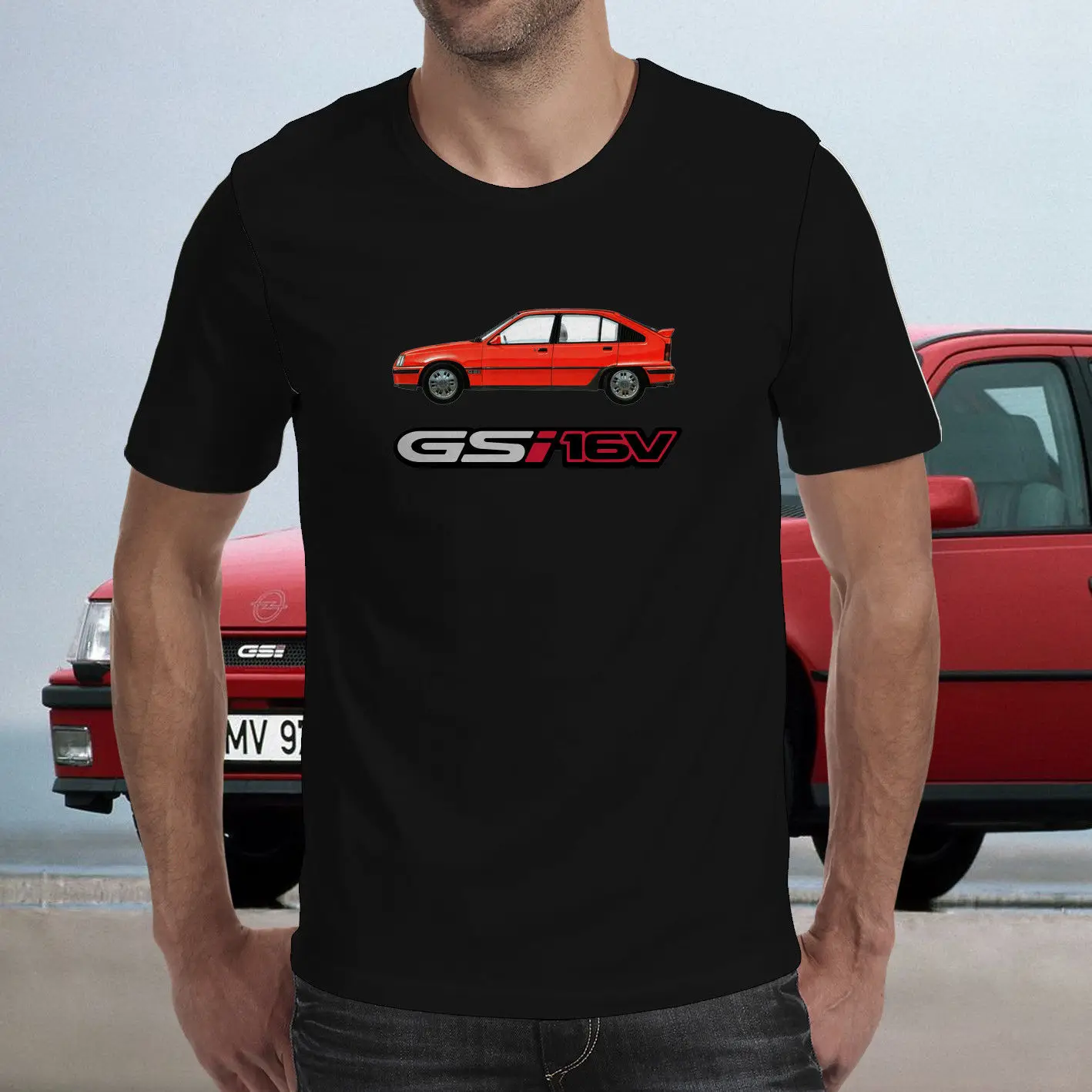 Kadett Shirt T-Shirt mit Aufdruck Opel Kadett C verschiedene Farben Größen 