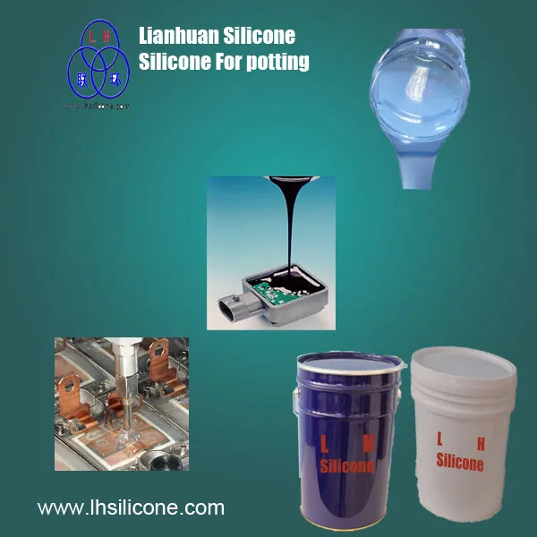 

silicon transparent potting for encapsulating raw materials