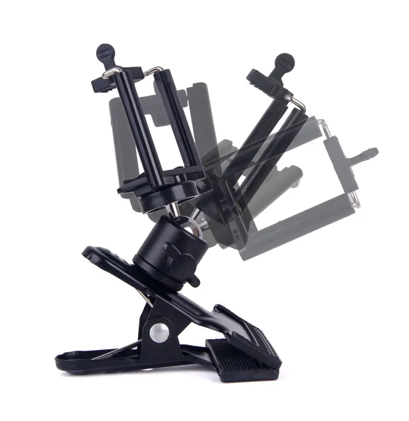Multi-function Camera Clip Clamp with Mini Ball Head 14 Screw For Flash Light Stand Camera Photo Studio Accessories Photograph Backdrop (6)