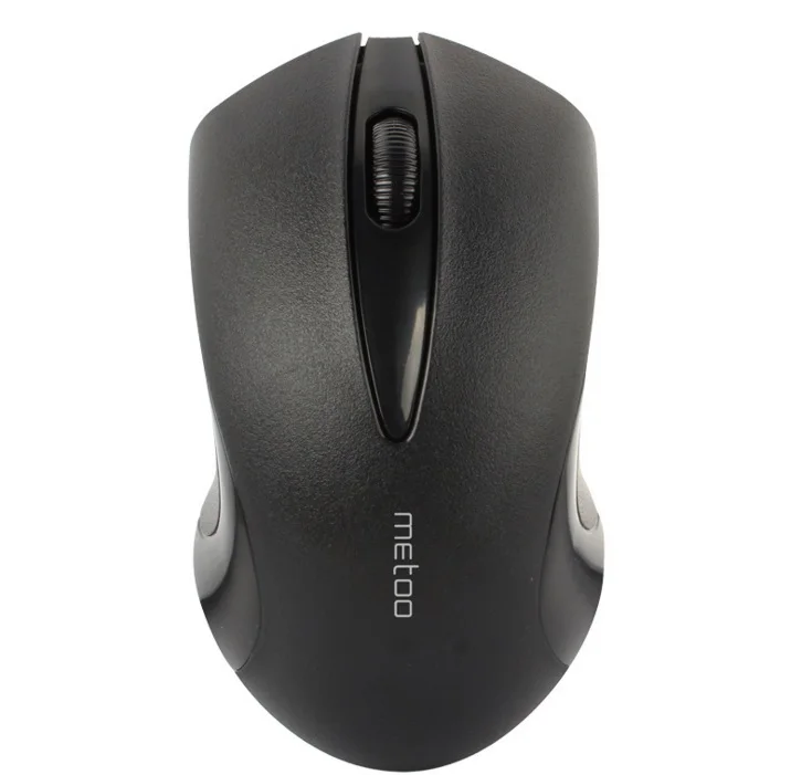 METOO E6 эргономичная Беспроводная оптическая Мобильная игровая мышь 2 4G с USB нано