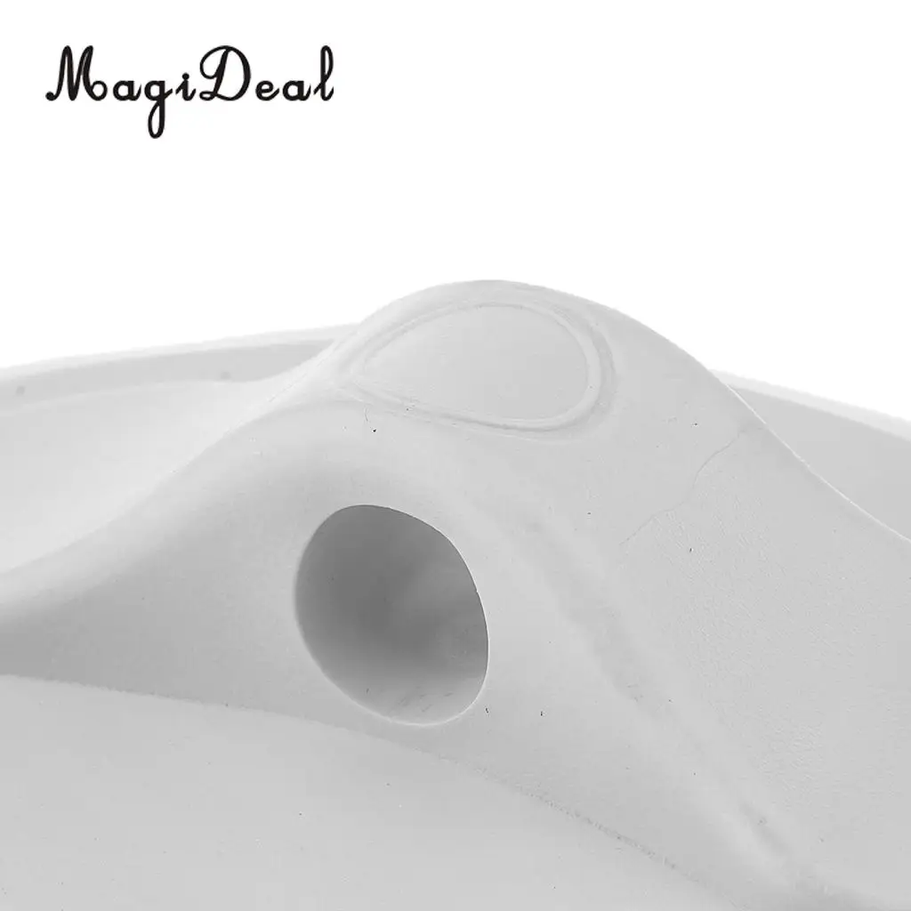 MagiDeal Professional 2Pcs PVC Oval Rope Buckle Tools for Inflatable Boat Kayak Canoe Dinghy Raft Water Sport Supplies White