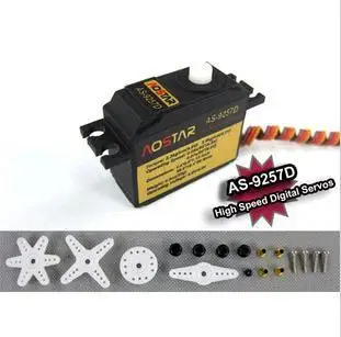 

AOSTAR al AS-9257D 25 grams of high speed digital servo lock 450 helicopter tail ideal Free shipping