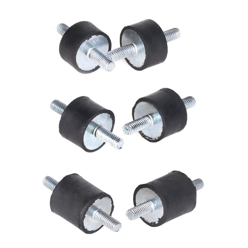 

2pcs Double Male Thread Rubber Shock Absorbers Anti Vibration Boat Bobbin Tools