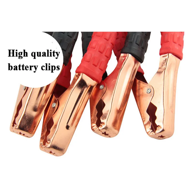 2 unids/set SEEYULE 500AMP Cable de refuerzo línea de batería de coche camión fuera de carretera Auto coche saltar Cables Cable de batería Universal