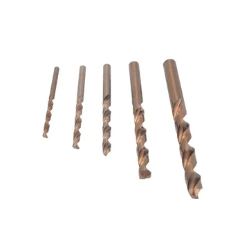

5pcs/set Cobalt Drill Bits High Speed Steel HSS-CO Twist Drill Bit Set 4/5/6/8/10mm For Power Tool