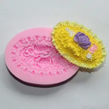 1 pçs forma de flor molde de bolo de silicone molde de chocolate kitchentools