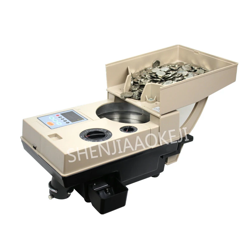 

YT-518 High-speed coin counter 220V/110V Coin sorter Game currency counting machine Capacity of 2000 pieces